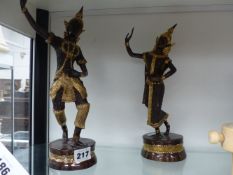 A PAIR OF EASTERN DEITIES.