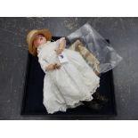 AN ANTIQUE FRENCH SFBJ-PARIS BISQUE HEAD DOLL No. 60. (3) CIRCA 1905-1915 WITH COMPOSITION BODY