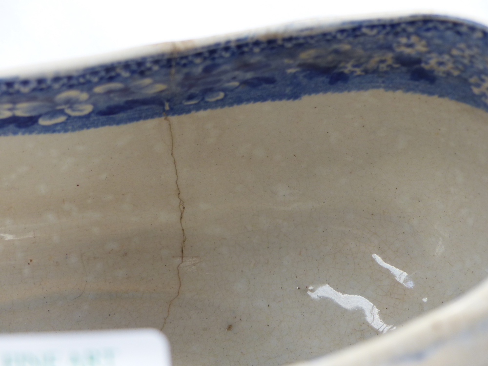 A COPELAND AND GARRET LATE SPODE TRANSFER WARE GRAVY BOAT. - Image 13 of 16