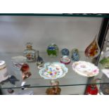 VARIOUS PORCELAIN TO INCLUDE BESWICK, ROYAL WORCESTER, CROWN DERBY, ETC.