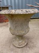 A GARDEN URN/PLANTER.