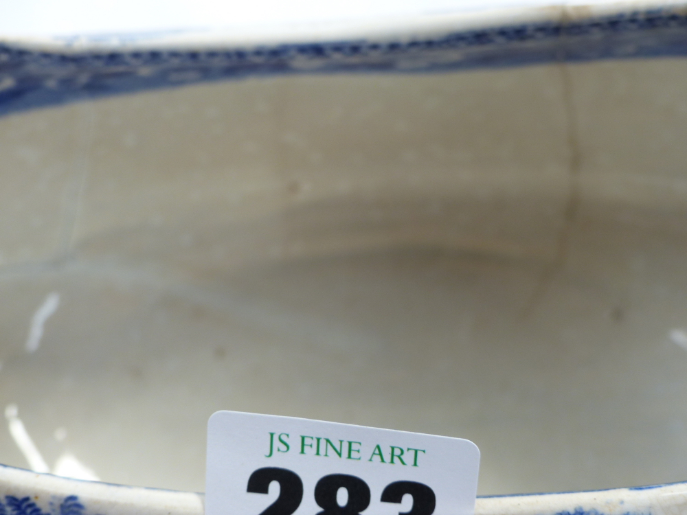 A COPELAND AND GARRET LATE SPODE TRANSFER WARE GRAVY BOAT. - Image 3 of 16