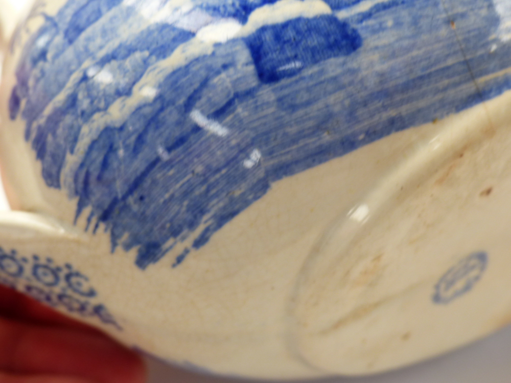 A COPELAND AND GARRET LATE SPODE TRANSFER WARE GRAVY BOAT. - Image 9 of 16
