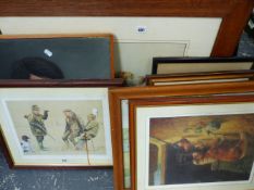 QUANTITY OF VARIOUS PICTURES AND PAINTINGS.