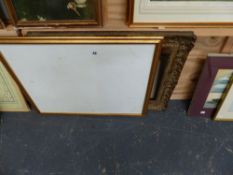 TWO GILT FRAMES.