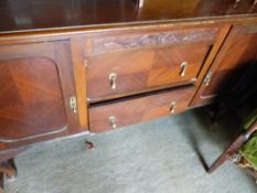 A MAHOGANY SIDEBOARD.