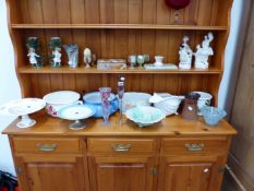 A QTY OF CHINA AND ORNAMENTS,ETC.