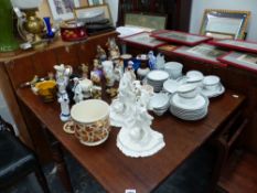 A QTY OF CHINA AND ORNAMENTS.