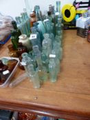 A QTY OF VINTAGE COLLECTOR'S BOTTLES.