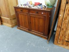 A MAHOGANY SIDEBOARD.