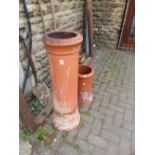 TWO CHIMNEY POTS.