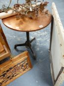 A RETRO INDUSTRIAL PUB TABLE.