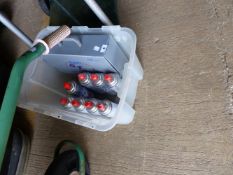 A STOVE AND GAS CYLINDERS.