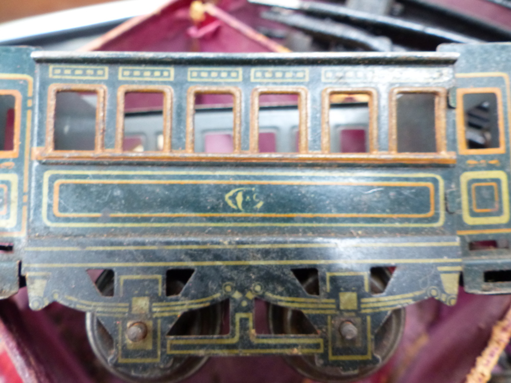 A VINTAGE GERMAN LIVE STEAM TRAIN SET,ETC, BOXED. - Image 14 of 17