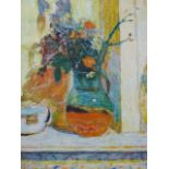 AFTER PIERRE BONNARD (1867-1947) PROVENCAL JUG, SIGNED COLOUR PRINT. 55 x 44cms.