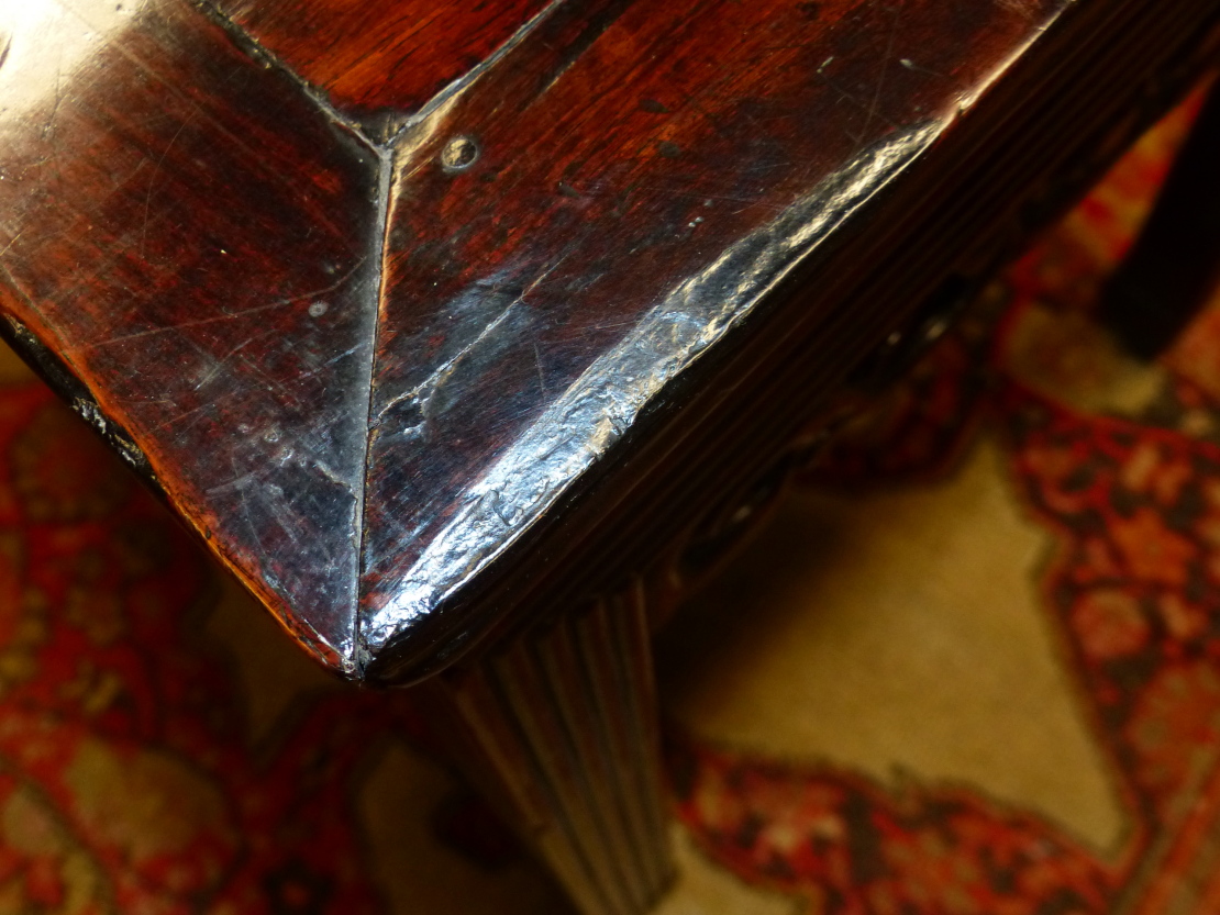 TWO CHINESE CARVED HARDWOOD SQUARE STANDS WITH PIERCED FOLIATE APRONS AND MOULDED STRAIGHT LEGS. - Image 17 of 17