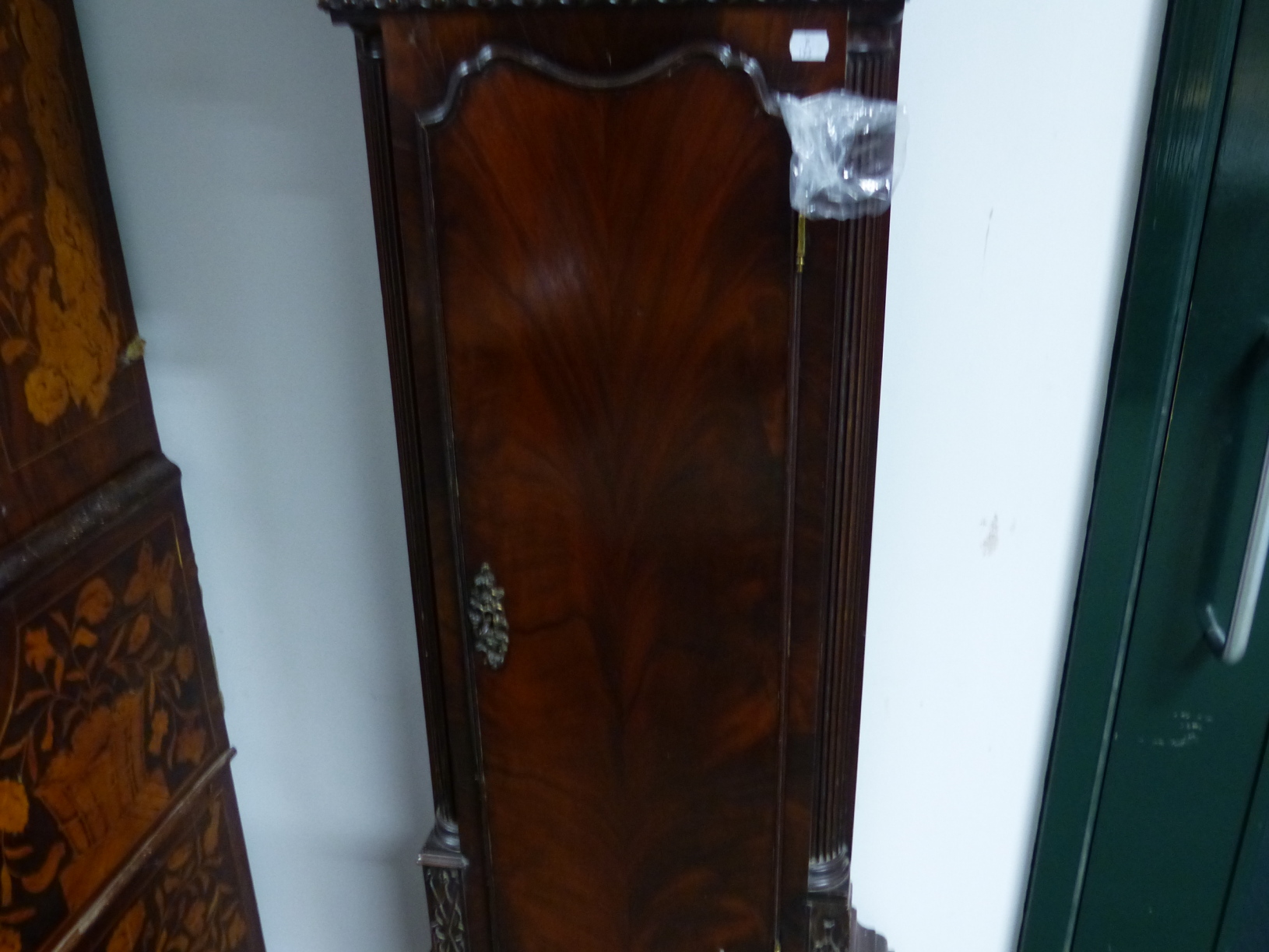 A GOOD 19th.C. MAHOGANY CASED 8 DAY LONG CASE CLOCK WITH 13" ARCH BRASS DIAL, SUBSIDIARY MOON PHASE, - Image 16 of 46