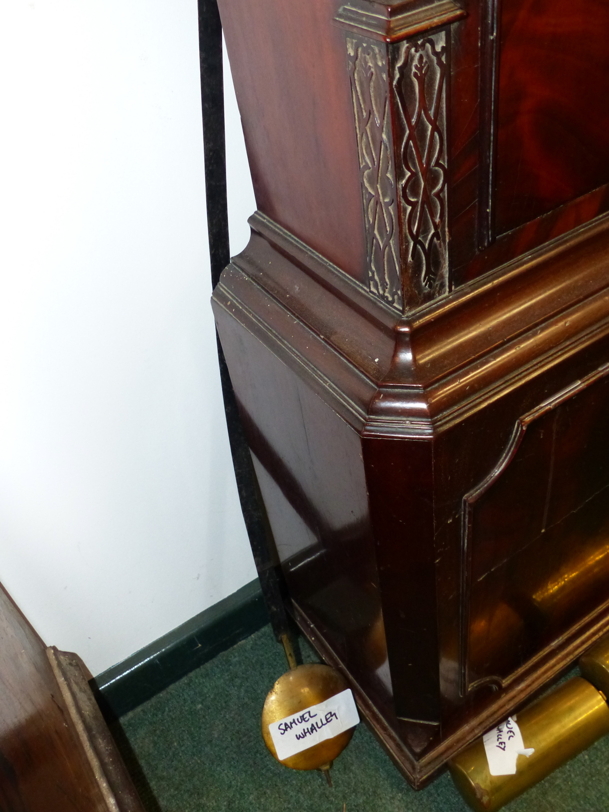 A GOOD 19th.C. MAHOGANY CASED 8 DAY LONG CASE CLOCK WITH 13" ARCH BRASS DIAL, SUBSIDIARY MOON PHASE, - Image 21 of 46