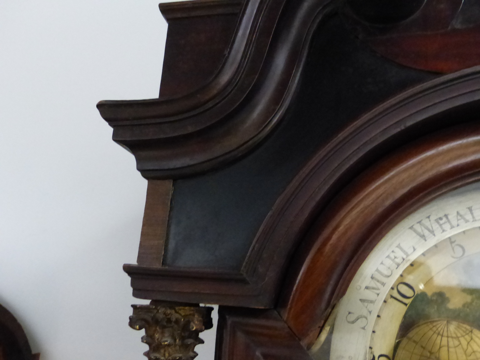 A GOOD 19th.C. MAHOGANY CASED 8 DAY LONG CASE CLOCK WITH 13" ARCH BRASS DIAL, SUBSIDIARY MOON PHASE, - Image 44 of 46
