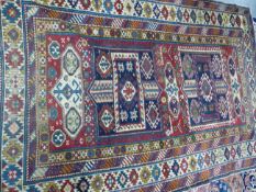 AN ANTIQUE CAUCASIAN SHIRIVAN RUG. 204 x 140cms.