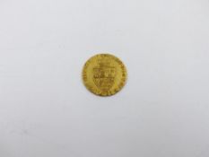 A 1789 SPADE GUINEA COIN. APPROXIMATE WEIGHT 8.4grms.