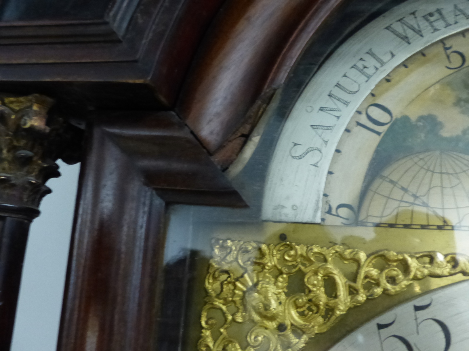 A GOOD 19th.C. MAHOGANY CASED 8 DAY LONG CASE CLOCK WITH 13" ARCH BRASS DIAL, SUBSIDIARY MOON PHASE, - Image 45 of 46