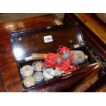 A COLLECTION OF EASTERN AND ORIENTAL SMALL COVERED BOXES TOGETHER WITH A CORAL NECKLACE,ETC ALL