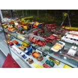 A COLLECTION OF MID TO LATE 20th.C.DIE CAST VEHICLES, UNBOXED AND PLAYWORN. (QTY).