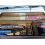 A RARE 1 1/2" BORE PUNTGUN STOCK AND ACTION IN ORIGINAL HOLLAND & HOLLAND TRANSIT CASE COMPLETE WITH
