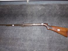 AN EARLY BSA UNDER BARREL LEVER TAP LOADING AIR RIFLE, No.T516.