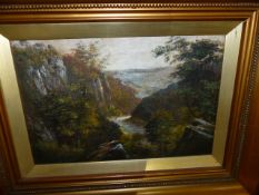 G.WILLIS PRYCE (EARLY 20th.C.) FIVE LANDSCAPES, SIGNED, VARIOUS SIZES.