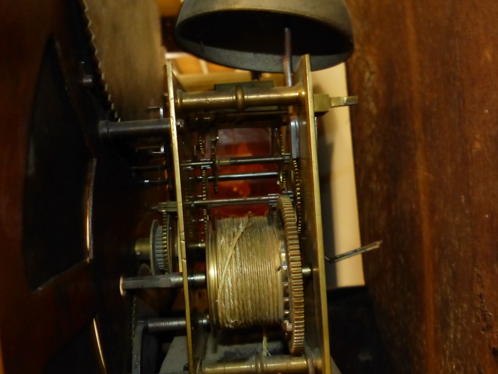 A GOOD 19th.C. MAHOGANY CASED 8 DAY LONG CASE CLOCK WITH 13" ARCH BRASS DIAL, SUBSIDIARY MOON PHASE, - Image 37 of 46