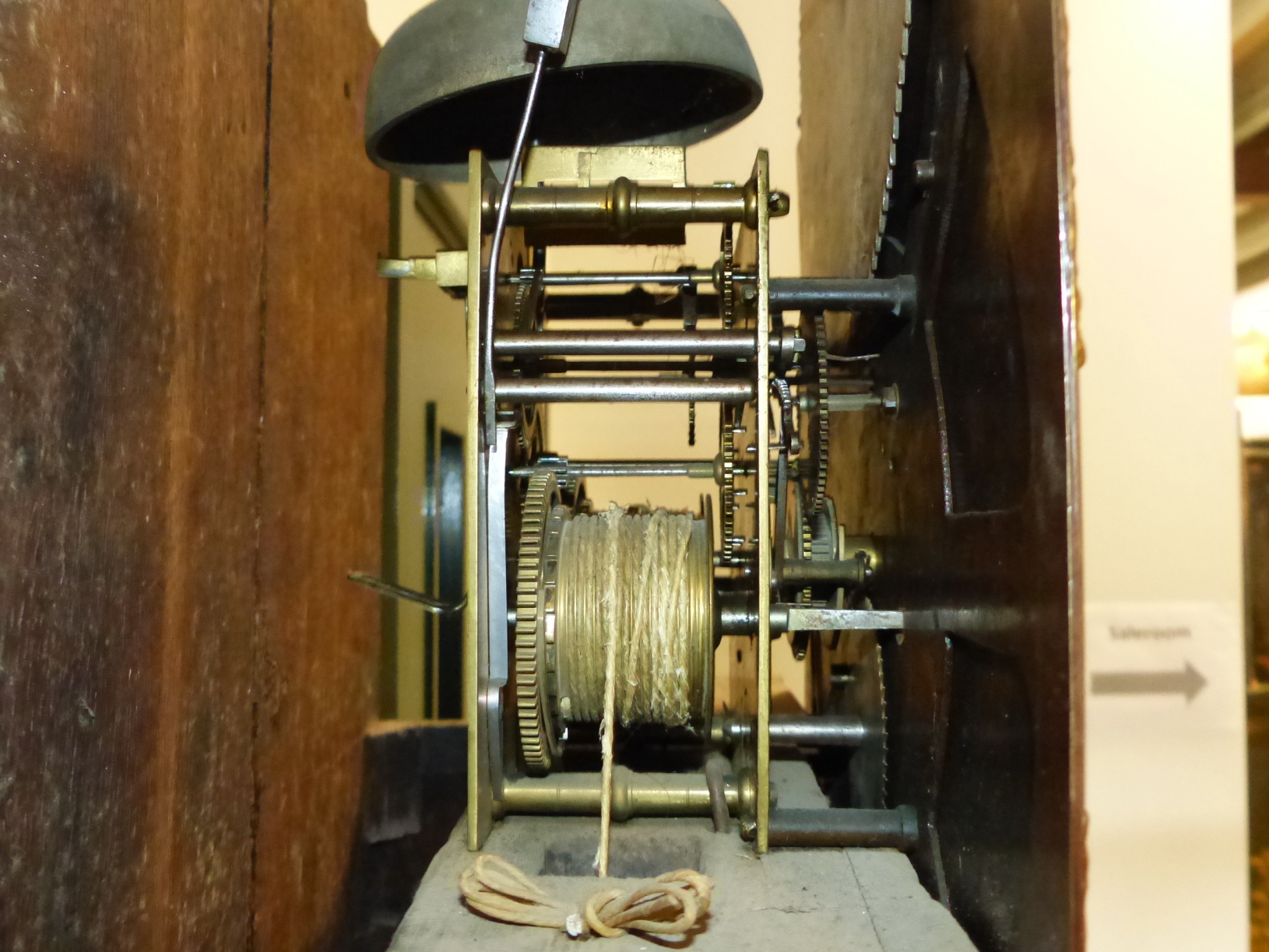 A GOOD 19th.C. MAHOGANY CASED 8 DAY LONG CASE CLOCK WITH 13" ARCH BRASS DIAL, SUBSIDIARY MOON PHASE, - Image 40 of 46