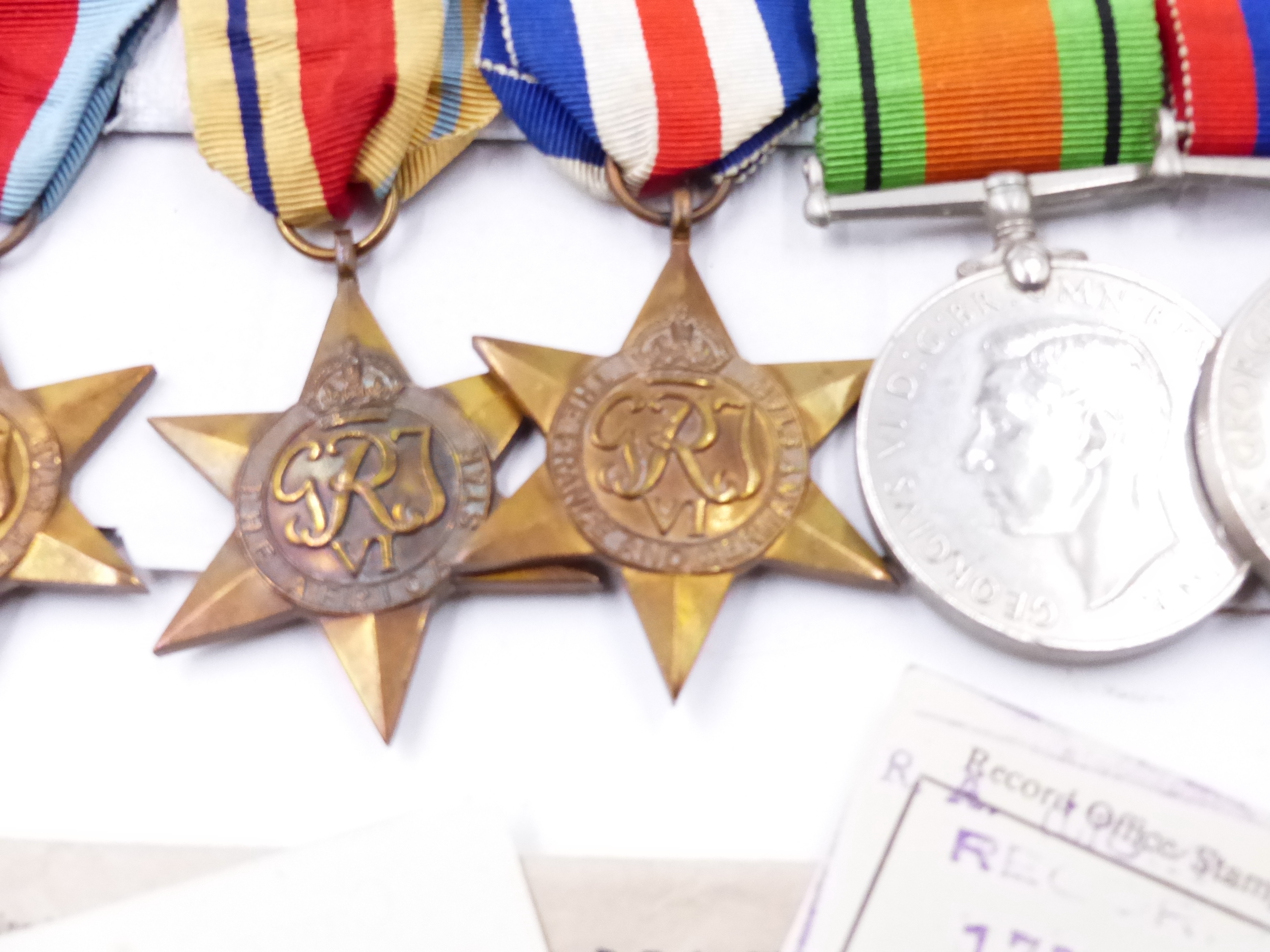 A GROUP OF FIVE WWII MEDALS AND RELATED EPHEMERA TO 1609117 FRED ALCOCK. - Image 7 of 12
