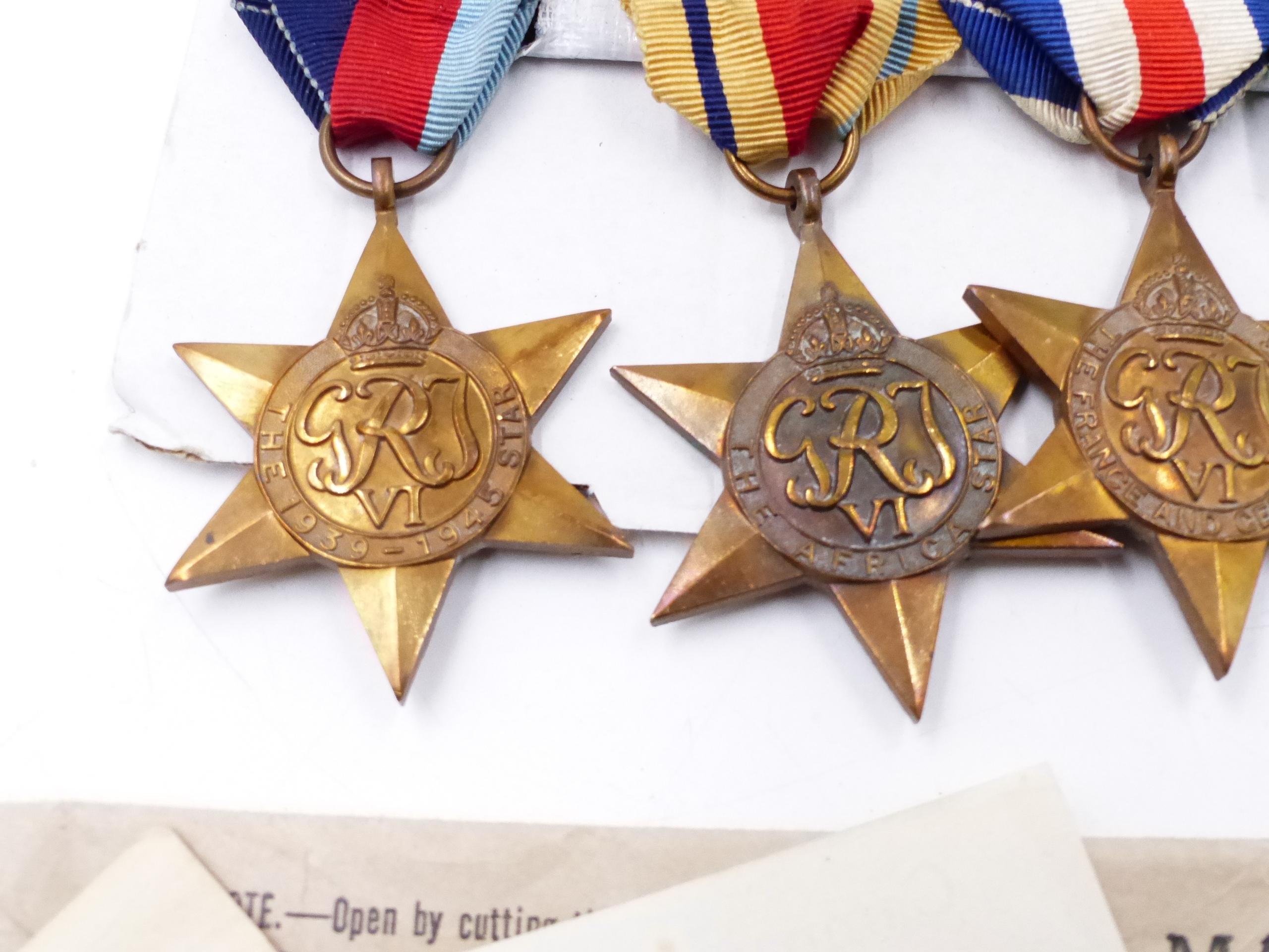 A GROUP OF FIVE WWII MEDALS AND RELATED EPHEMERA TO 1609117 FRED ALCOCK. - Image 6 of 12