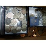 A LARGE COLLECTION OF VARIOUS COINS.