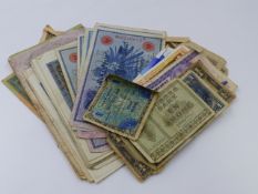 A QUANTITY OF BANK NOTES.