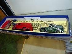 A DINKY TOYS GIFT SET 299, POST OFFICE SERVICES.