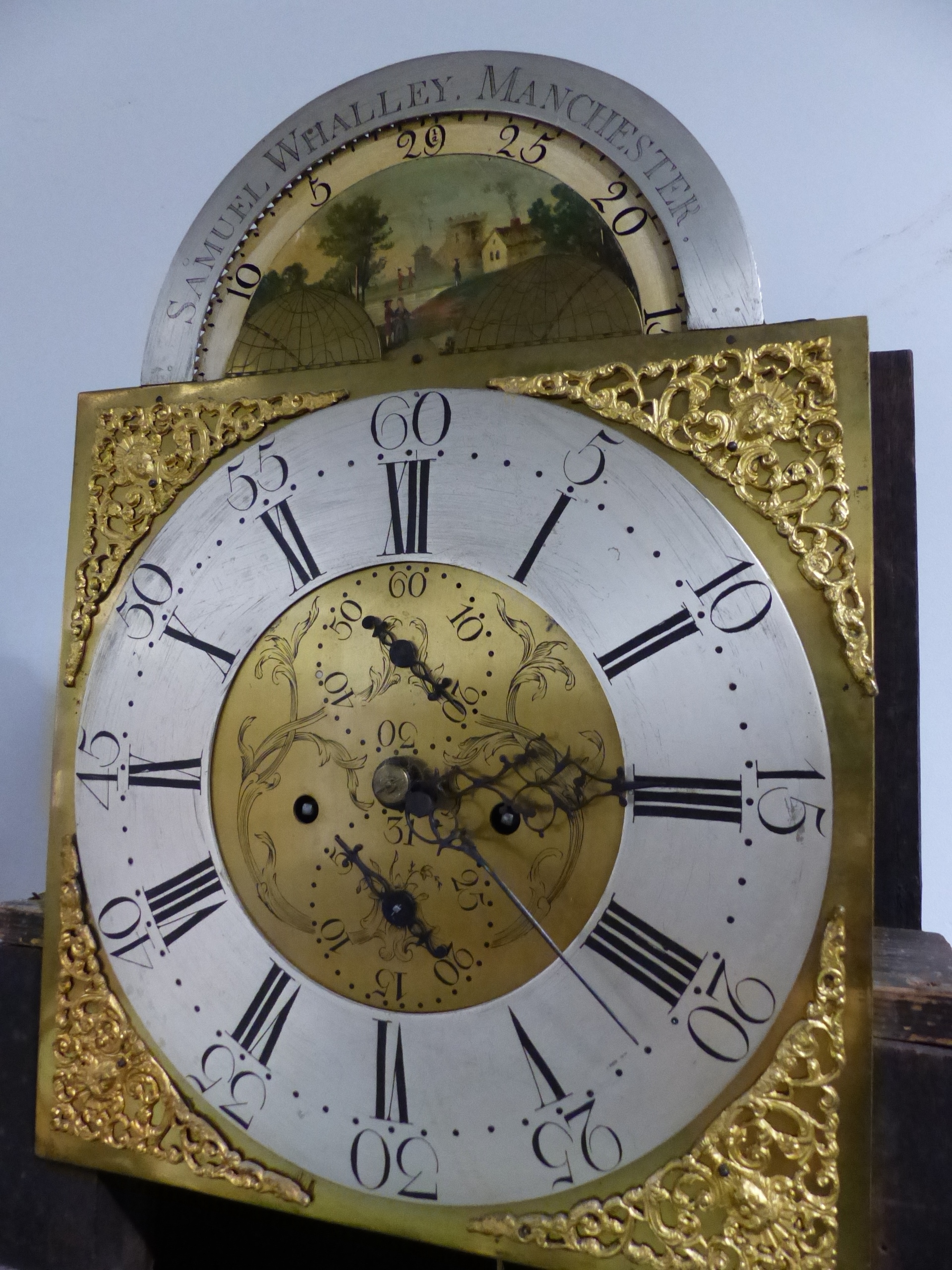 A GOOD 19th.C. MAHOGANY CASED 8 DAY LONG CASE CLOCK WITH 13" ARCH BRASS DIAL, SUBSIDIARY MOON PHASE, - Image 5 of 46