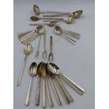 AN ASSORTMENT OF 925 STAMPED DANISH FLATWARE, APPROXIMATE WEIGHT ALL IN 25.5ozs.
