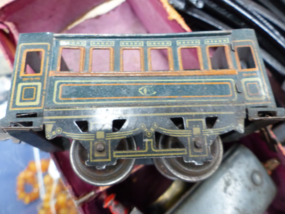 A VINTAGE GERMAN LIVE STEAM TRAIN SET,ETC, BOXED. - Image 16 of 17