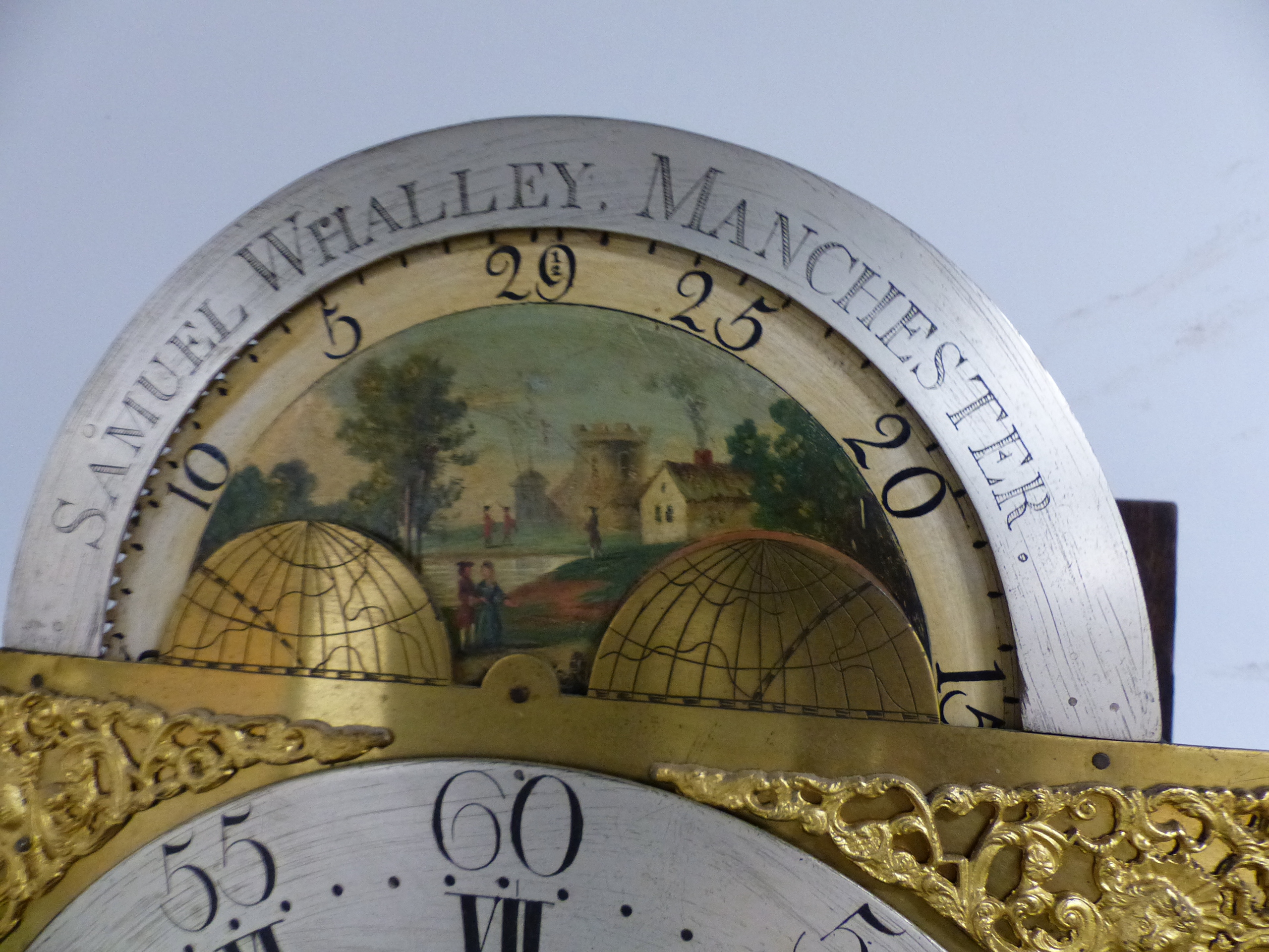 A GOOD 19th.C. MAHOGANY CASED 8 DAY LONG CASE CLOCK WITH 13" ARCH BRASS DIAL, SUBSIDIARY MOON PHASE, - Image 6 of 46