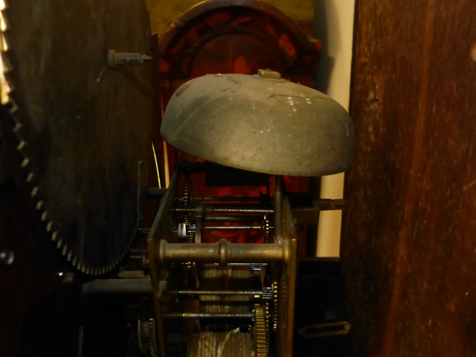 A GOOD 19th.C. MAHOGANY CASED 8 DAY LONG CASE CLOCK WITH 13" ARCH BRASS DIAL, SUBSIDIARY MOON PHASE, - Image 38 of 46