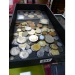 A QTY OF SILVER AND OTHER COINAGE.