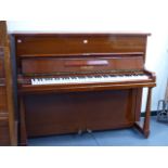 A GOOD QUALITY UPRIGHT PIANO BY CHALLEN.