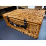 A PICNIC HAMPER.