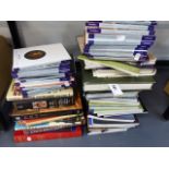 A QTY OF VARIOUS AUCTION CATALOGUES AND FURNITURE AND ANTIQUES RELATED BOOKS.