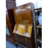 A MAHOGANY BUREAU BOOKCASE.