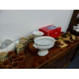 A QTY OF BOSUNS HEADS AND OTHER CHINAWARE.