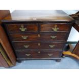 A 19th.C.MAHOGANY BATCHELOR'S CHEST.